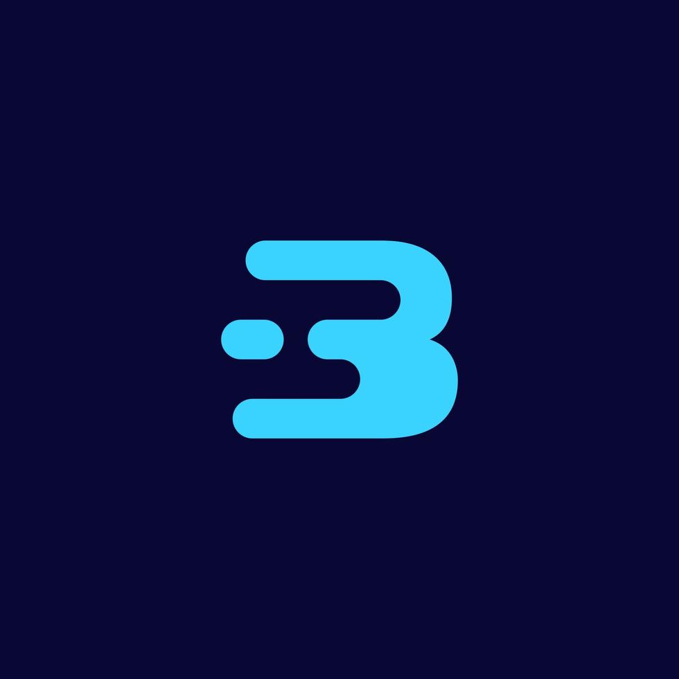 creatief hb- of bh-logo-ontwerp, negatief ruimte-hb-logo. de letter h in de negatieve ruimte van b vector