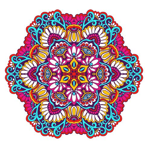 Decoratieve Mandala-kleur vector