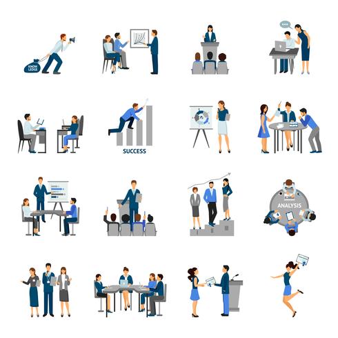 Zakelijke trainingsset vector