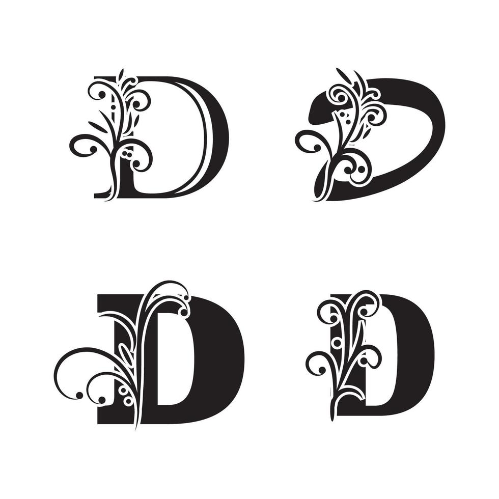 letter d logo sjabloon vector pictogram ontwerp