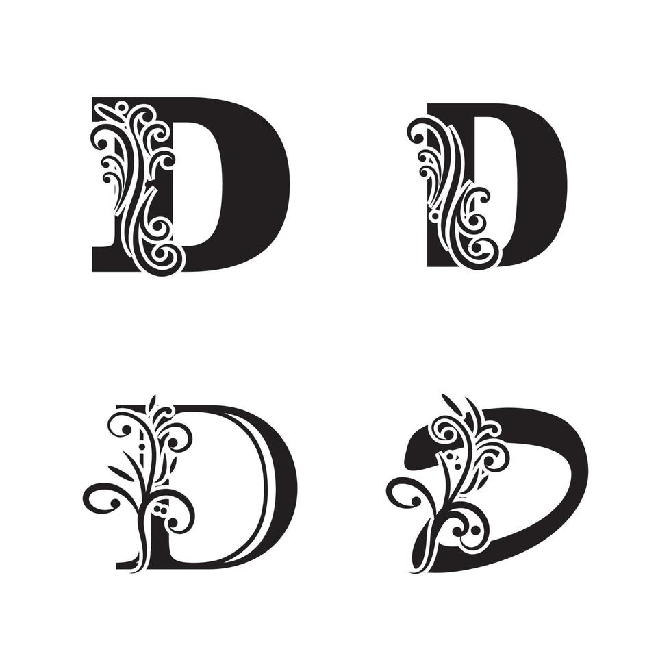 letter d logo sjabloon vector pictogram ontwerp