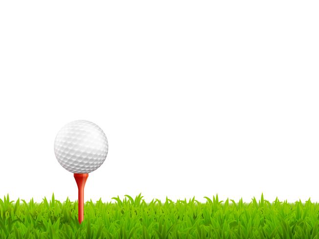 Golf realistische afbeelding vector