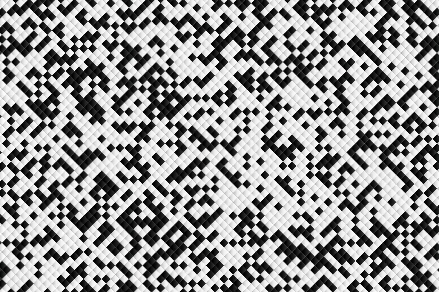 abstracte vierkante patroon van zwart-wit ontwerp achtergrond. illustratie vector eps10