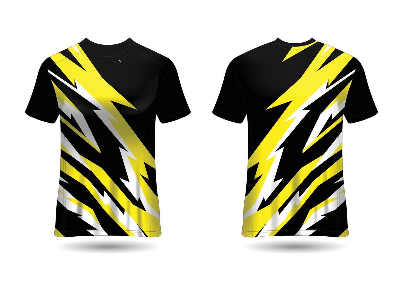 sport race jersey ontwerpsjabloon voor teamuniformen vector