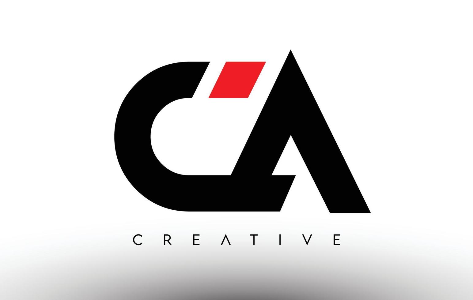 ca creatief modern letterlogo-ontwerp. ca pictogram brieven logo vector