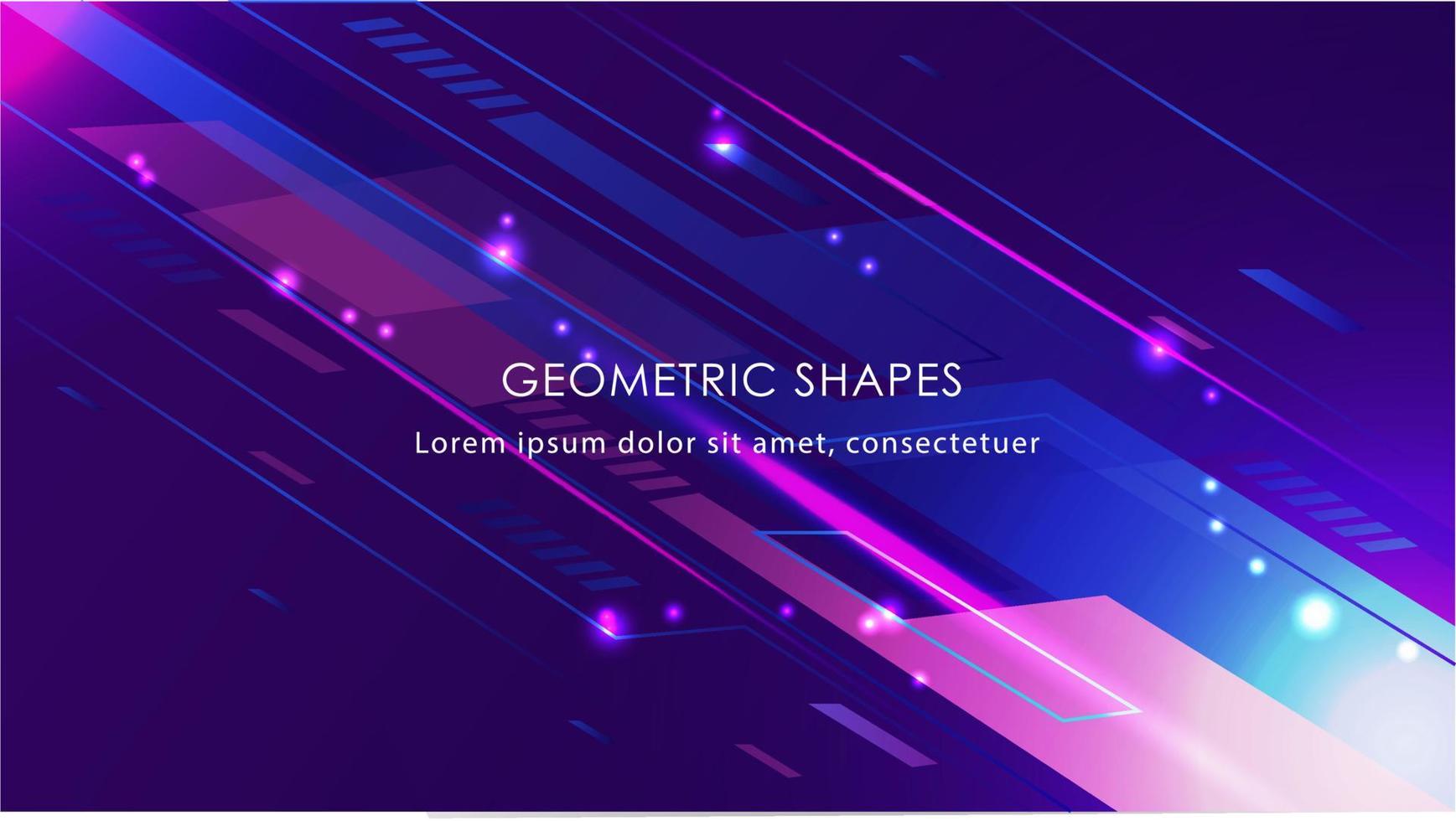 creatieve geometrische vormen abstracte kleurrijke achtergrond vector