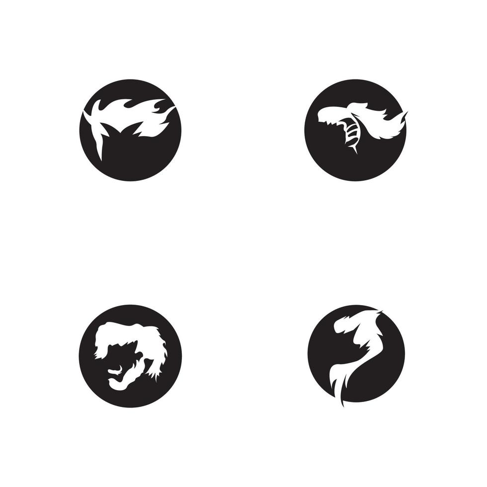 haarstijl icoon en symbool vector sjabloon illustratie