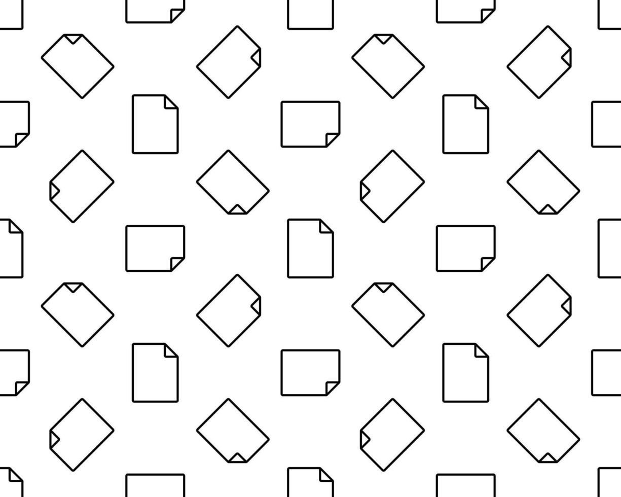 document naadloze patroon achtergrond. zakelijke platte vectorillustratie. opmerking pagina teken symbool patroon vector