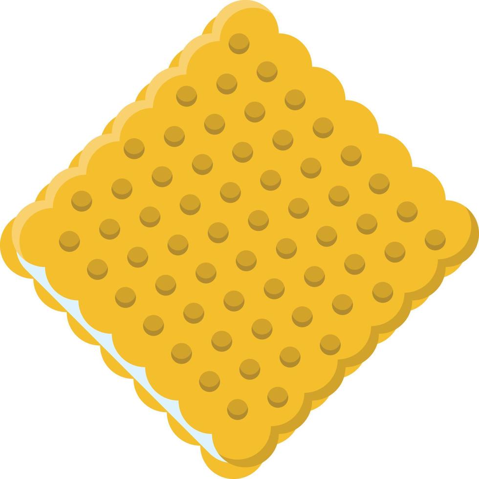 platte cookie-pictogram vector