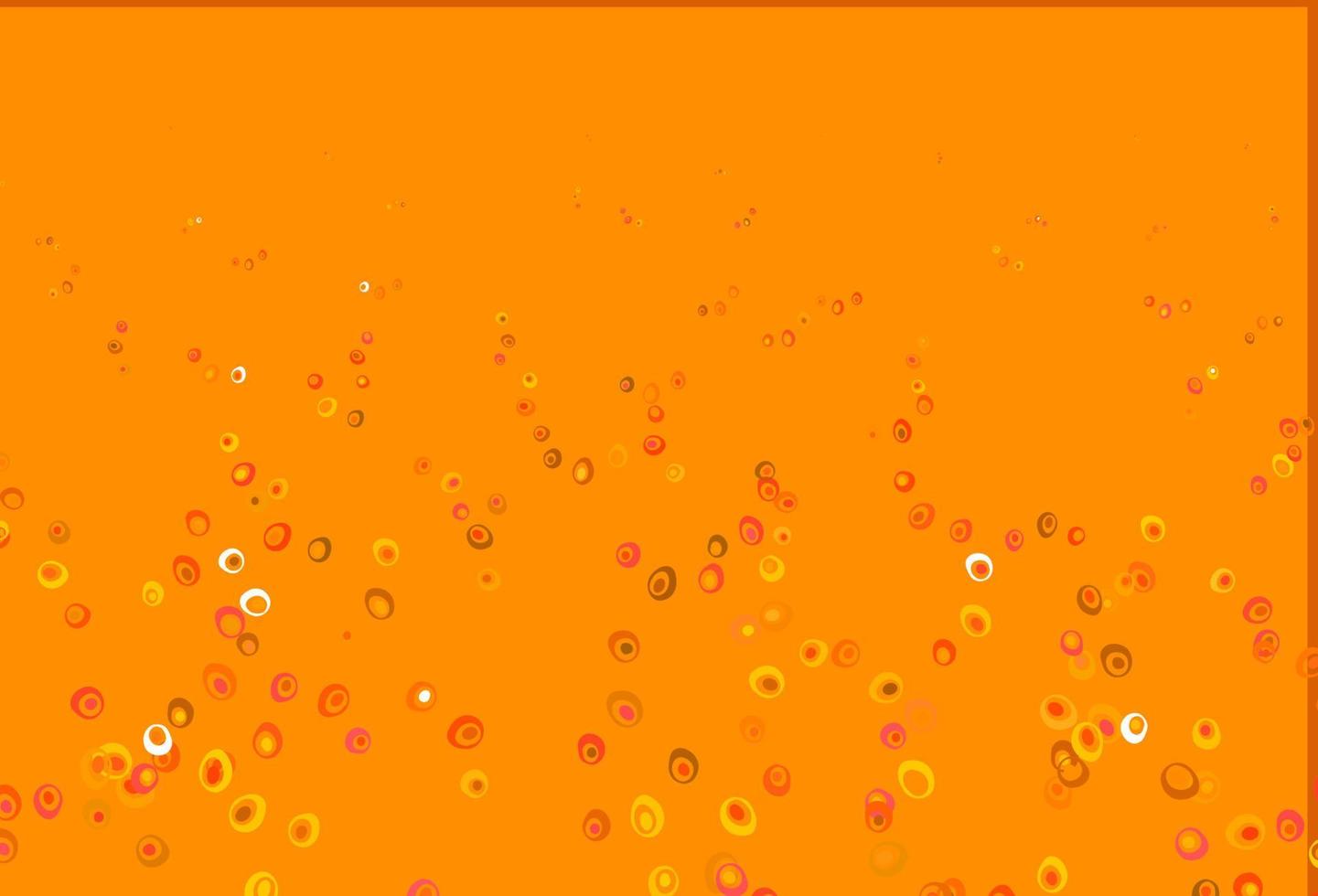 lichtgele, oranje vectordekking met vlekken. vector