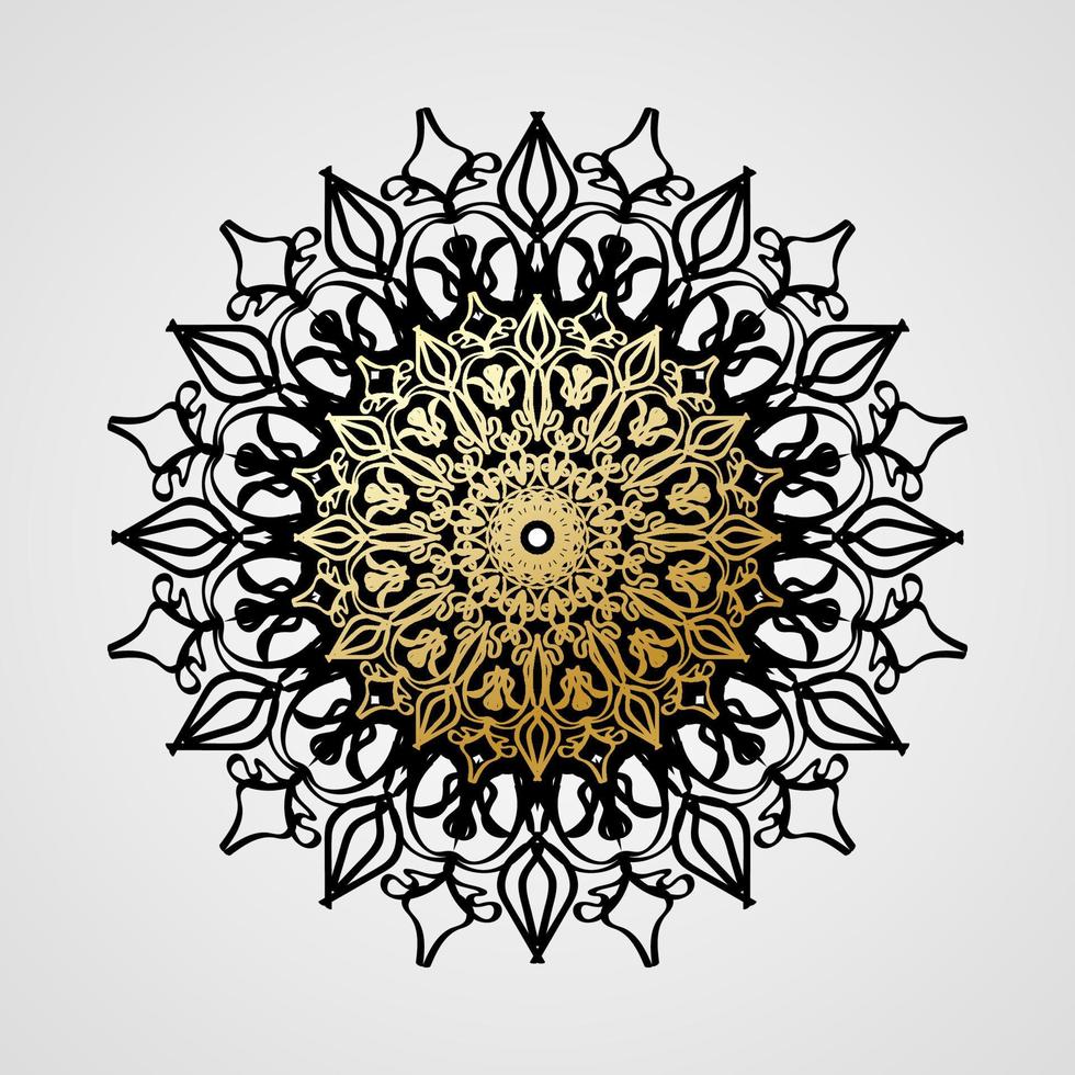 vector ronde abstracte cirkel. luxe mandala-stijl