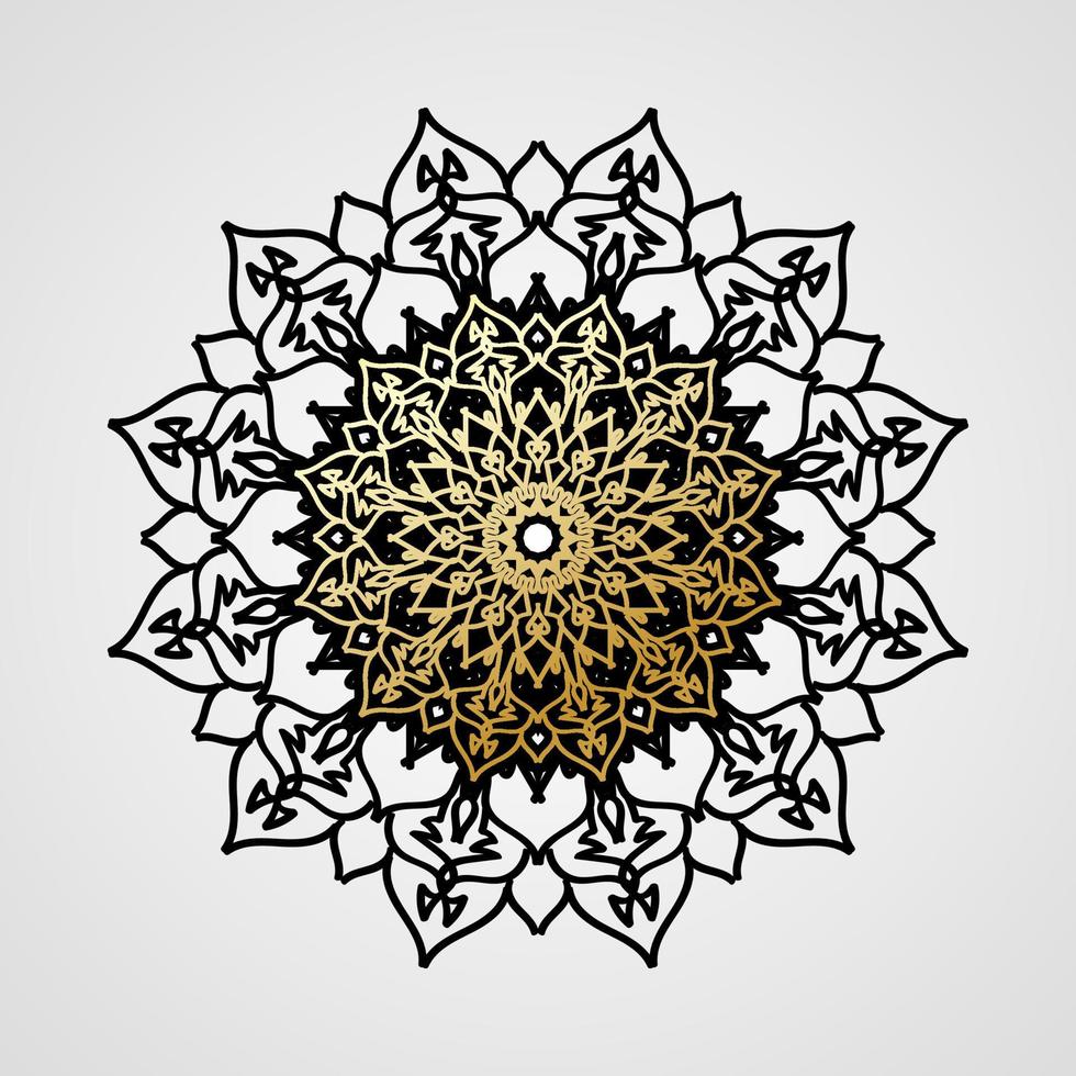 vector ronde abstracte cirkel. luxe mandala-stijl