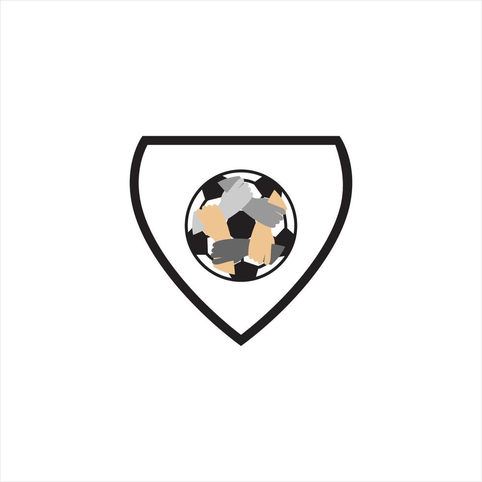 eenvoudig vector logo voor sportteam
