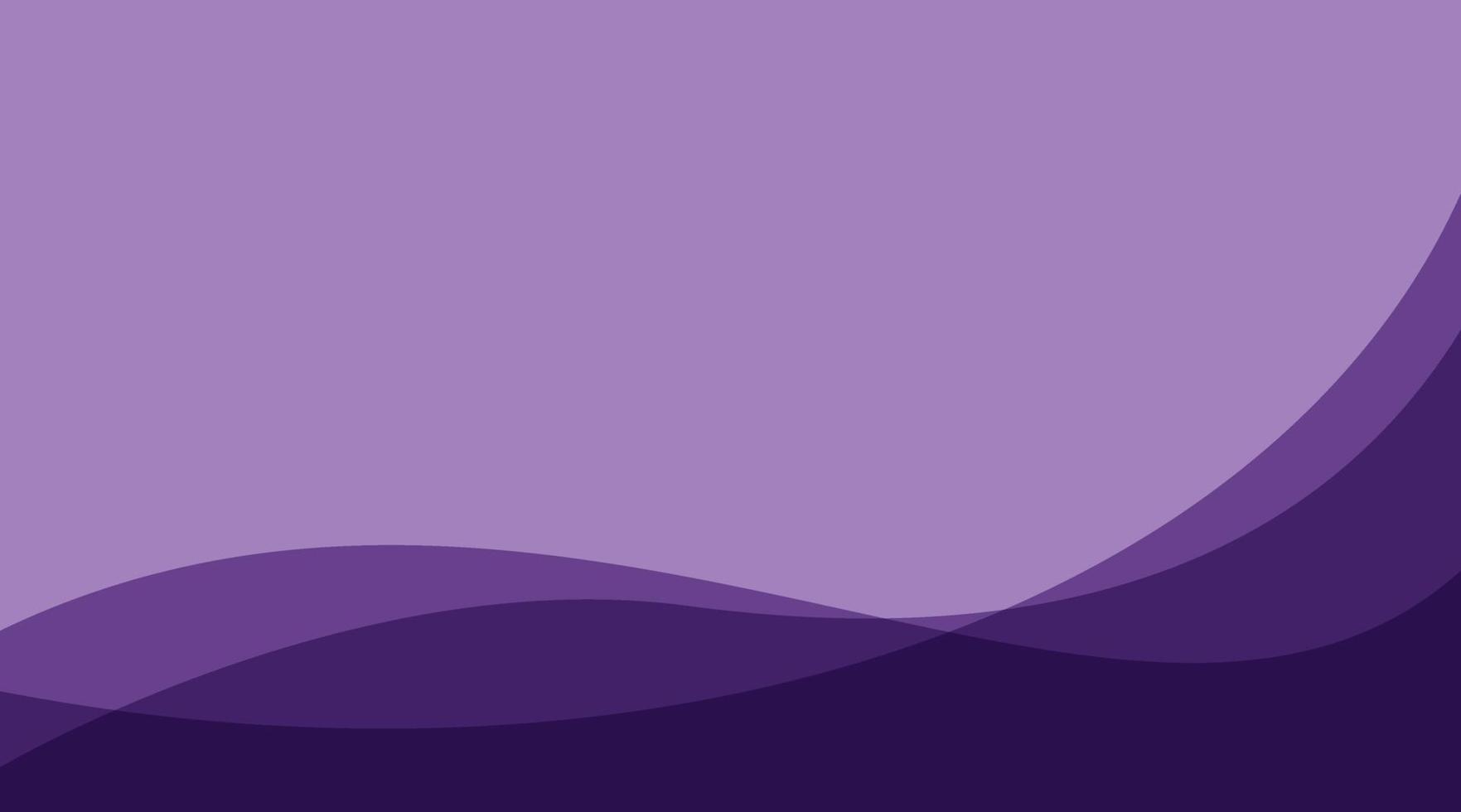 eenvoudige paarse achtergrond. platte paarse gradatie. golvende achtergrond vector