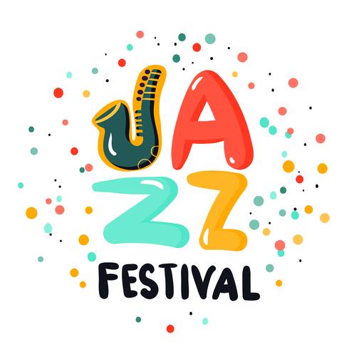 jazz teken concept vector