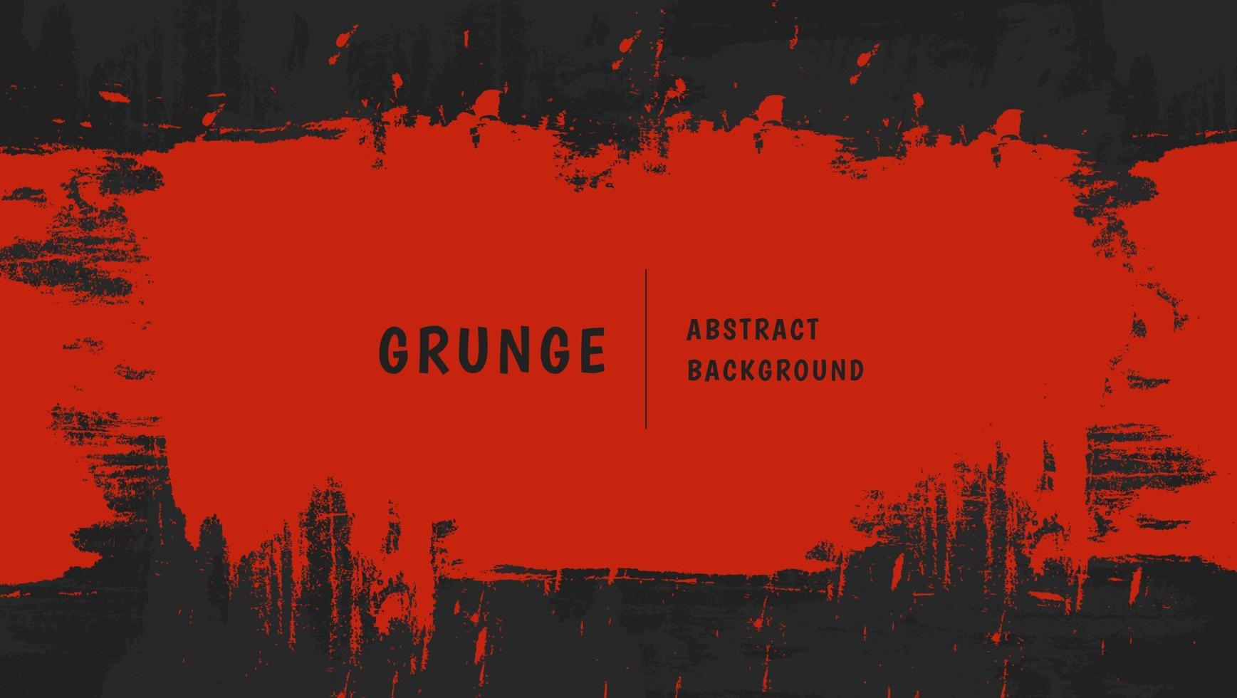 abstracte fel oranje frame grunge textuur op zwarte achtergrond vector