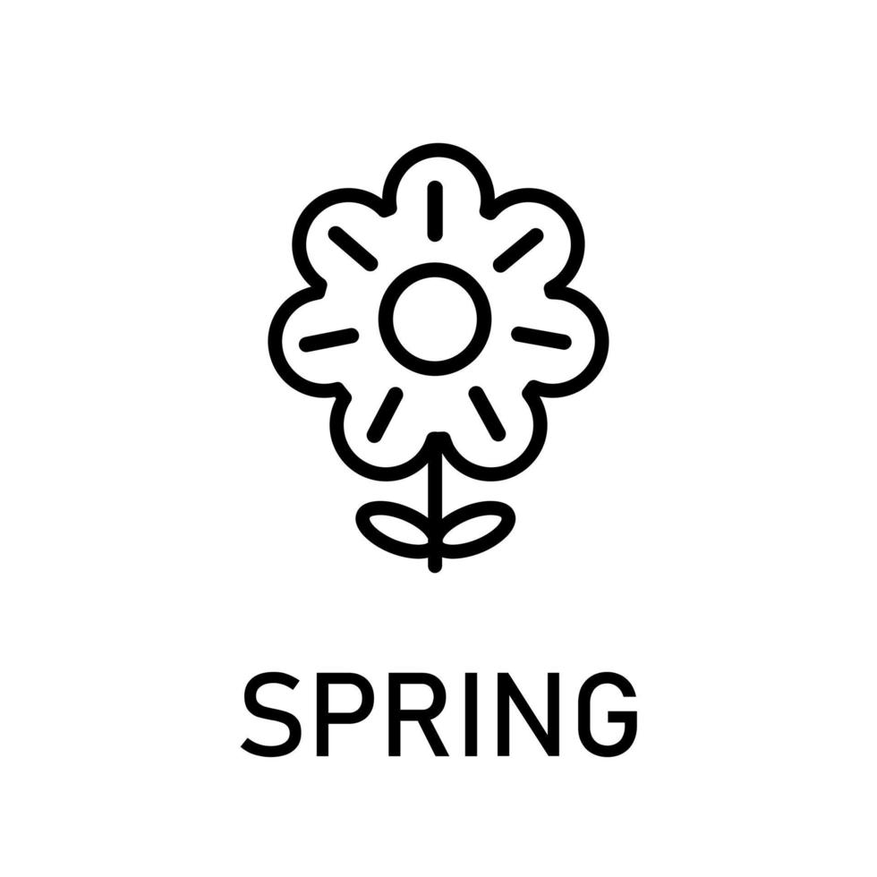 lente - seizoen pictogram vector