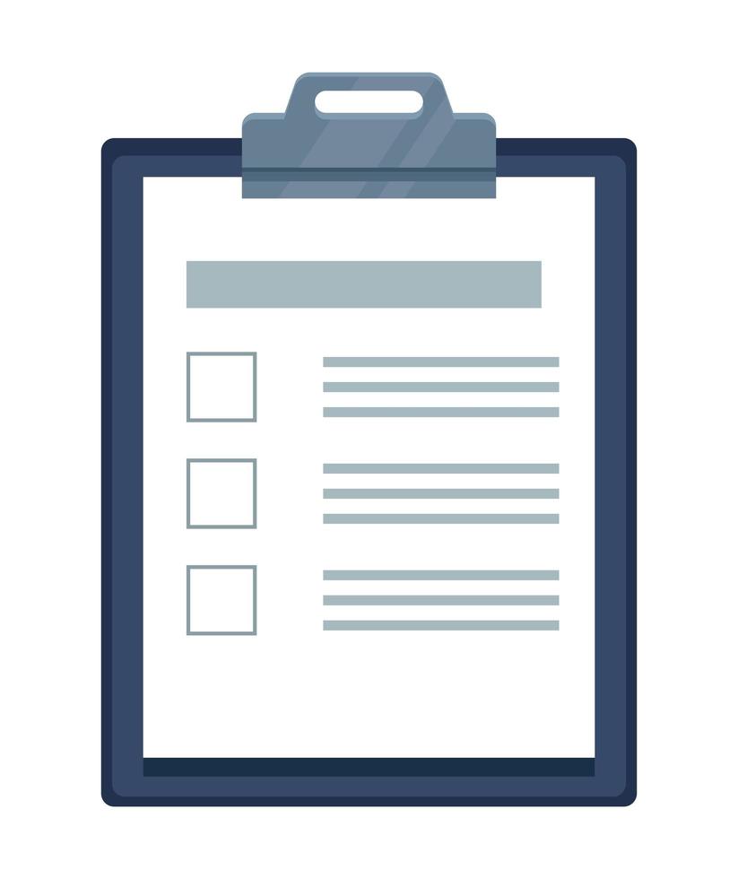 checklist klembord documenten vector