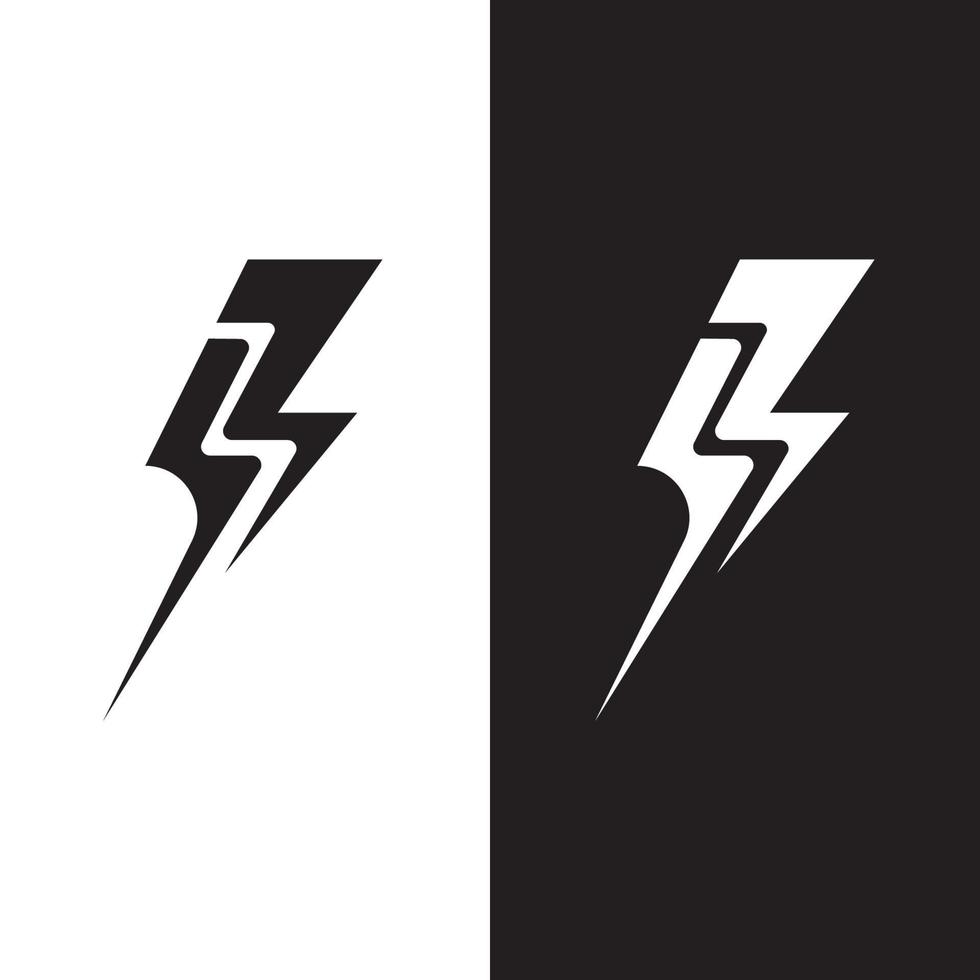 flash bliksemschicht logo sjabloon vector