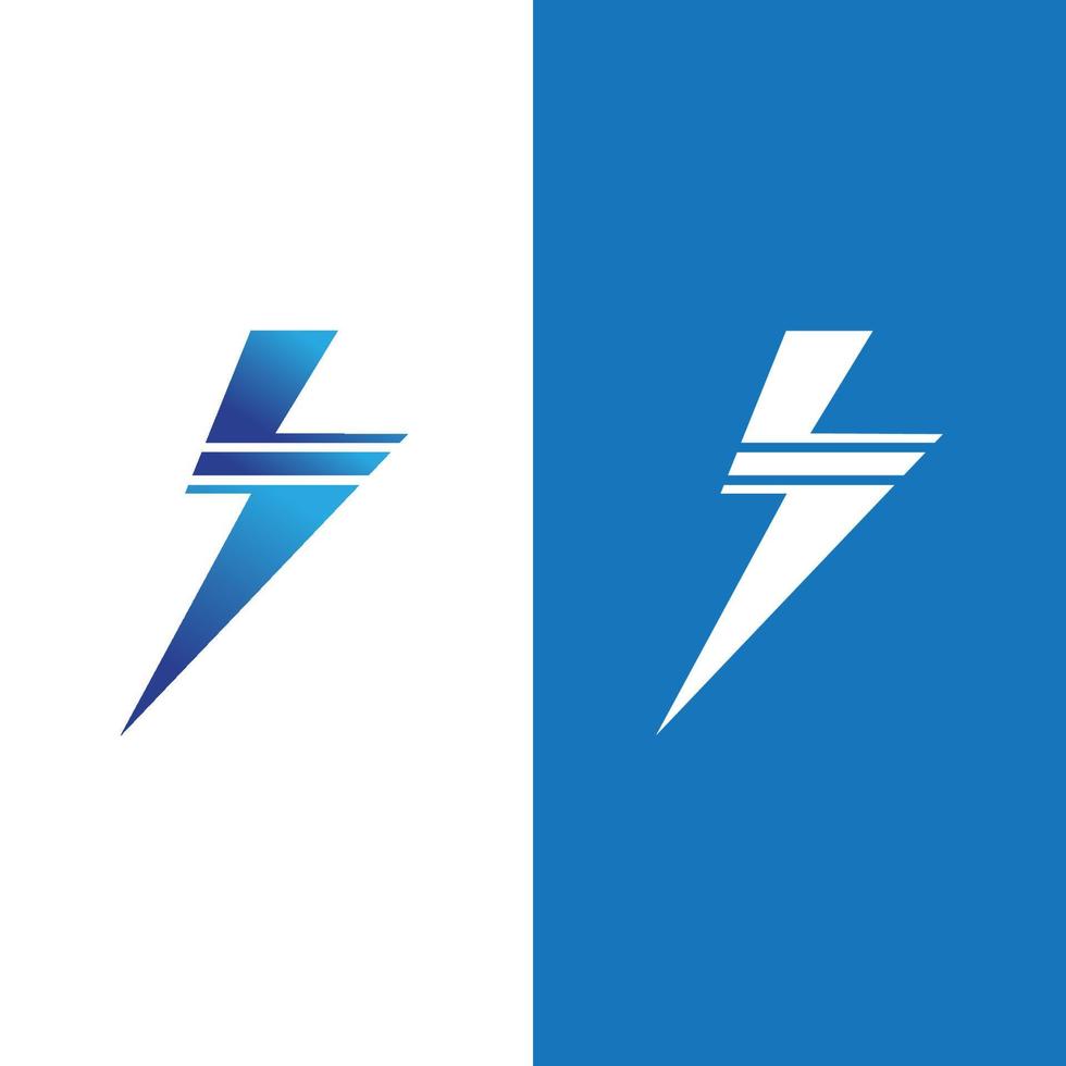 flash bliksemschicht logo sjabloon vector