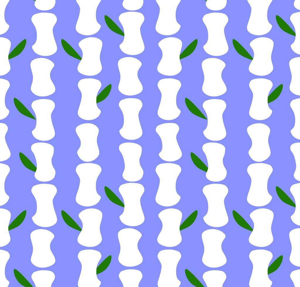 bamboe abstracte naadloze patroon vector achtergrond sjabloon. textiel print kleurrijk plat doodle behang. kinderachtig kinderkamerontwerp. Japanse en Chinese traditionele boom