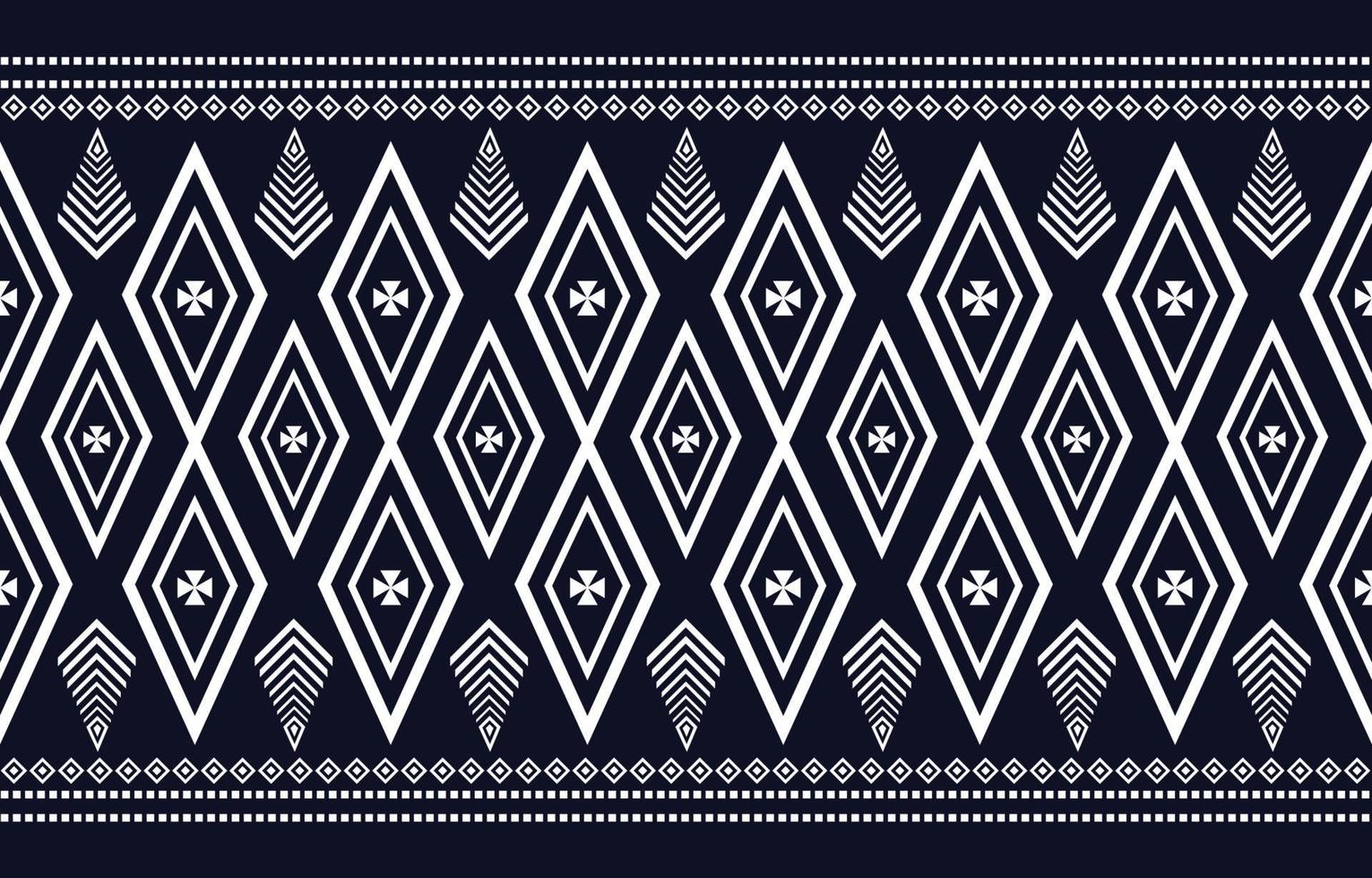 etnisch geometrisch patroon voor achtergrond of tapijt, behang, omslag, batik, inheems patroongordijnenontwerp. vector illustratie