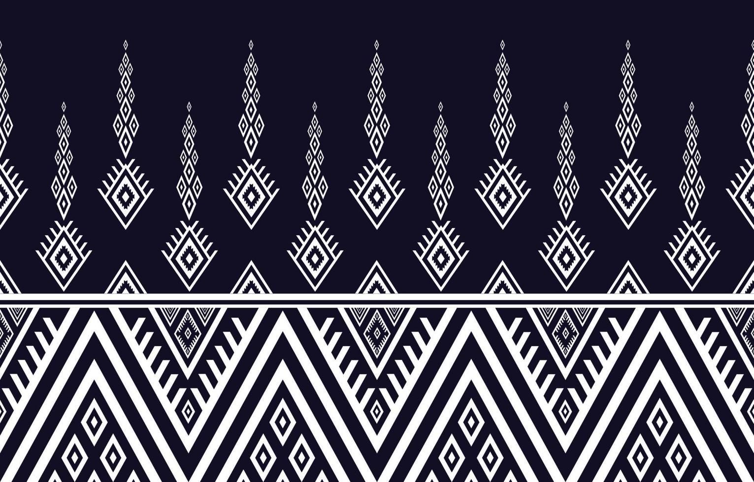 naadloze geometrische etnische patroon traditioneel. abstract achtergrondontwerp voor inheemse stoffenpatroon, behang, tapijt, omslag, stof, batik, textiel vectorillustratie vector