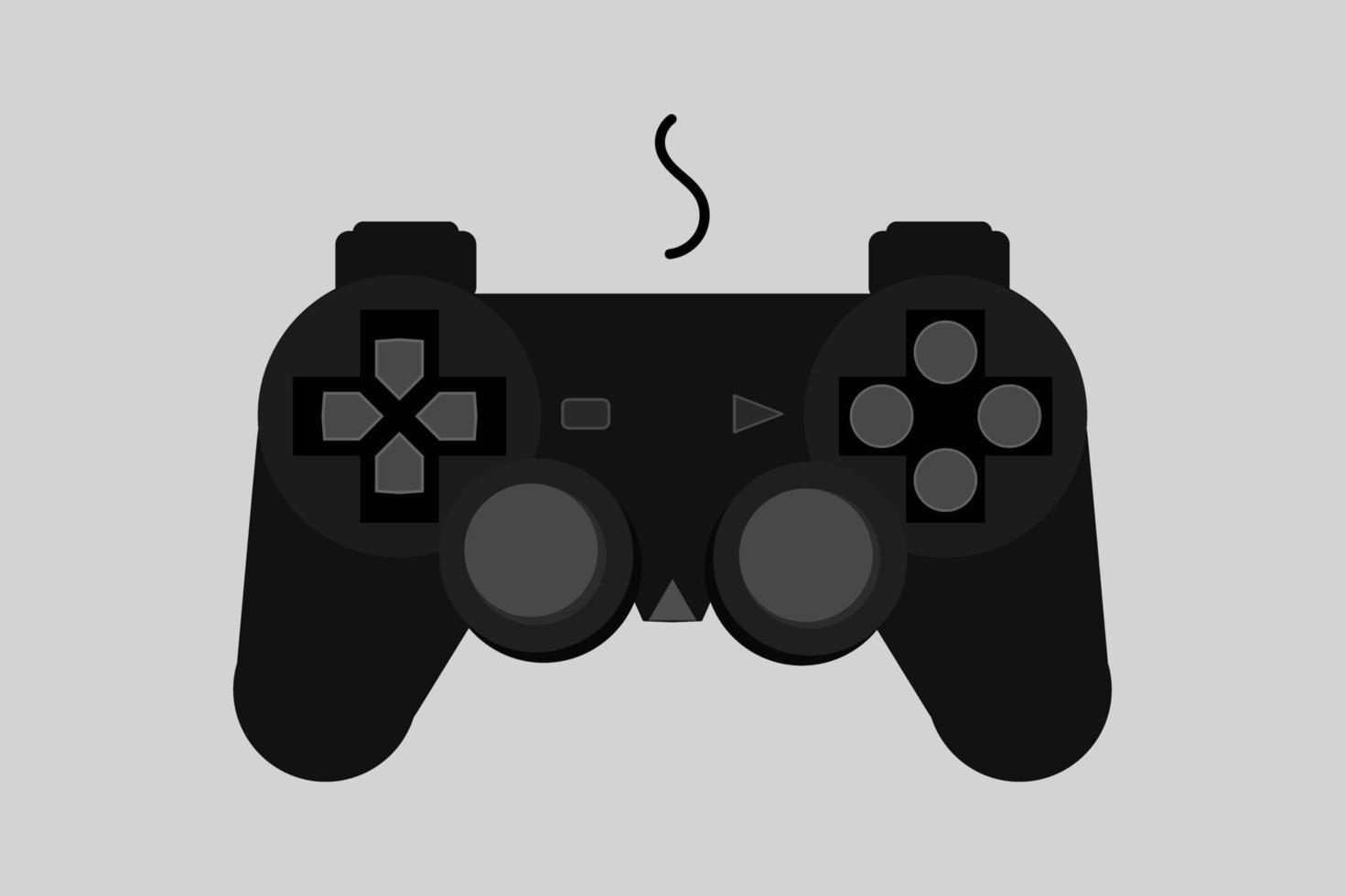 vector joystick spelbesturing. gamepad vectorillustratie. video game stick illustratie