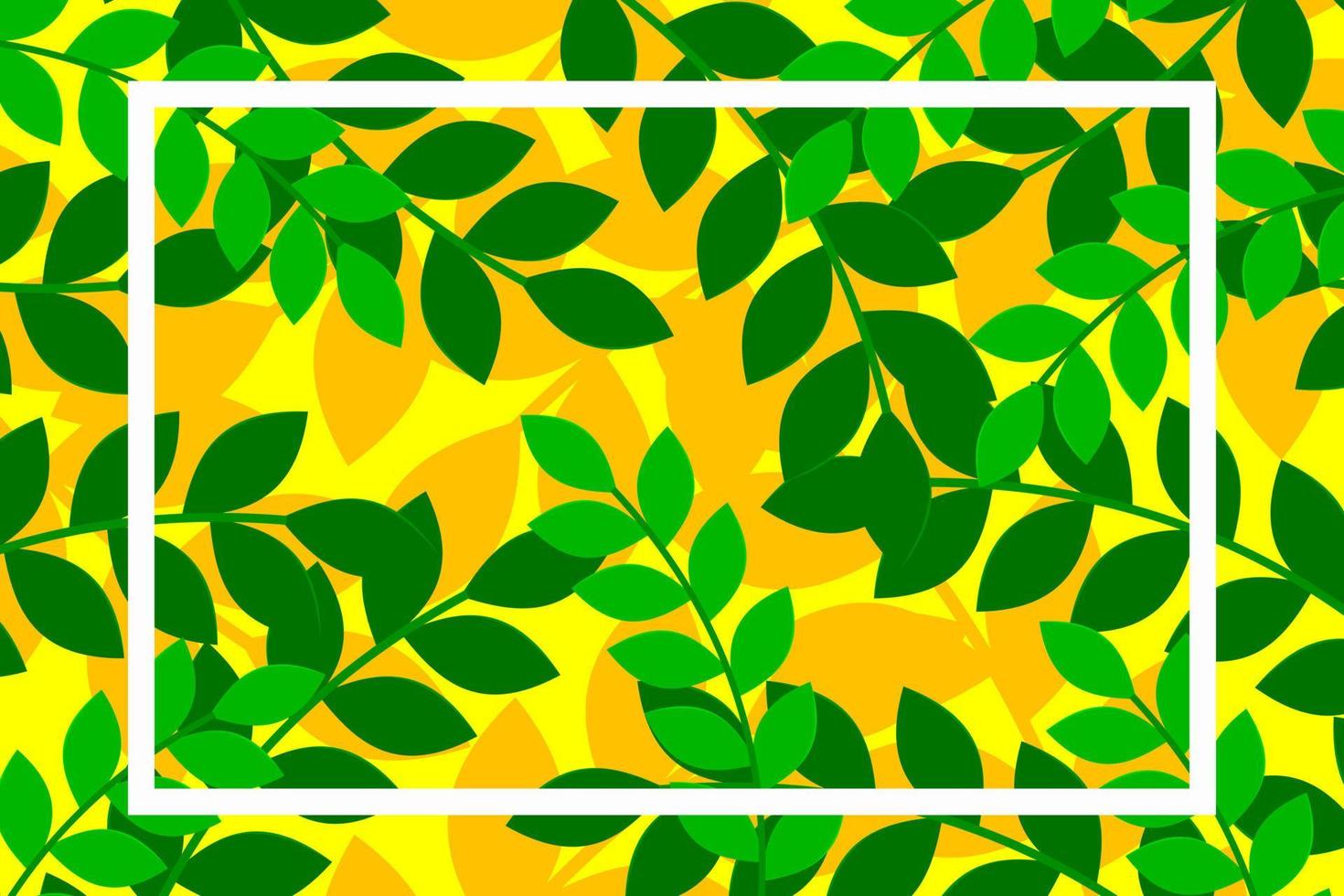 tropische bladeren patroon achtergrond vector
