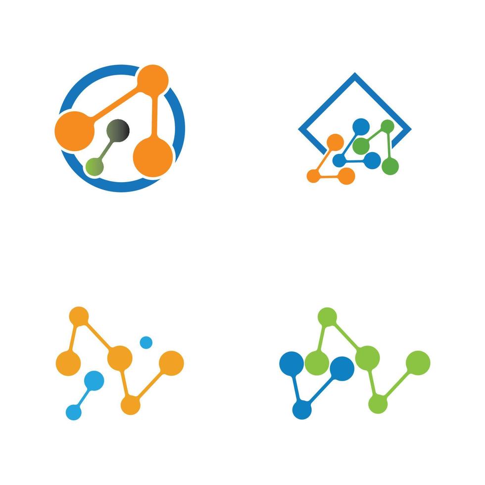molecuul vector illustratie ontwerp