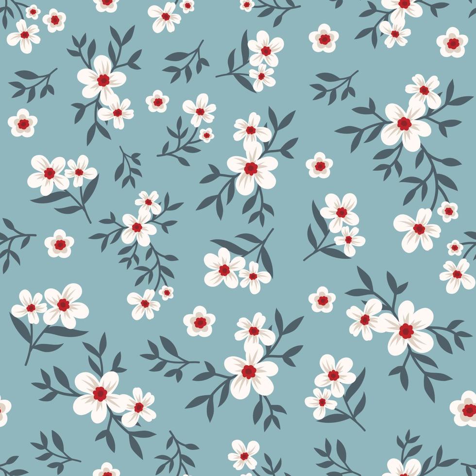 lente bloemen naadloos patroon vector