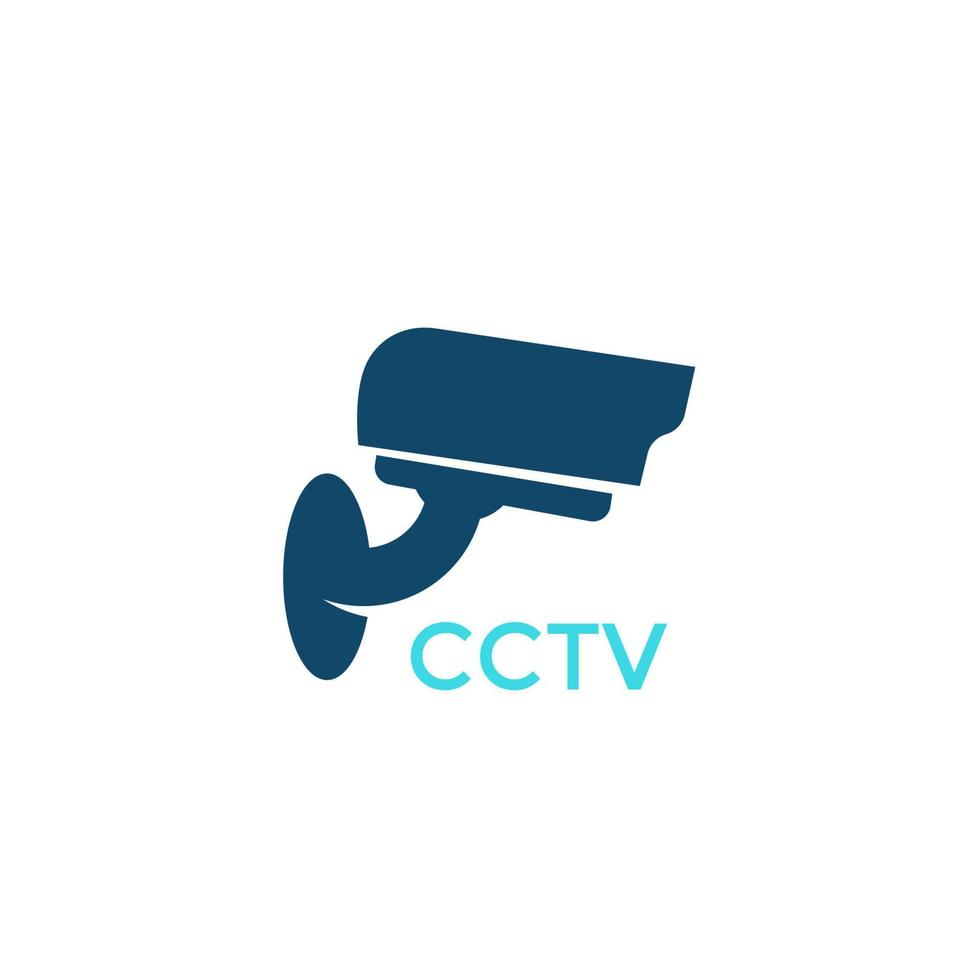 cctv camera-pictogram op wit, vector