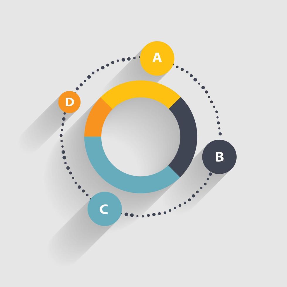 infographic sjablonen voor zakelijke vectorillustratie. vector