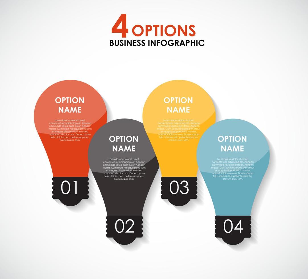 infographic sjablonen voor zakelijke vectorillustratie. eps10 vector