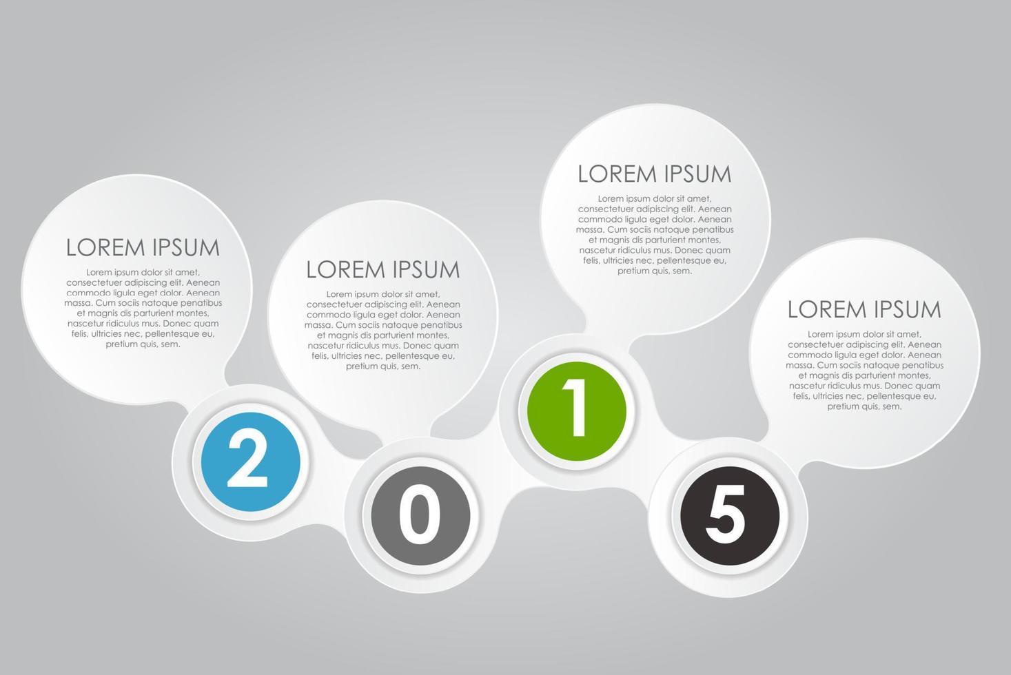 infographic sjablonen voor zakelijke vectorillustratie. eps10 vector