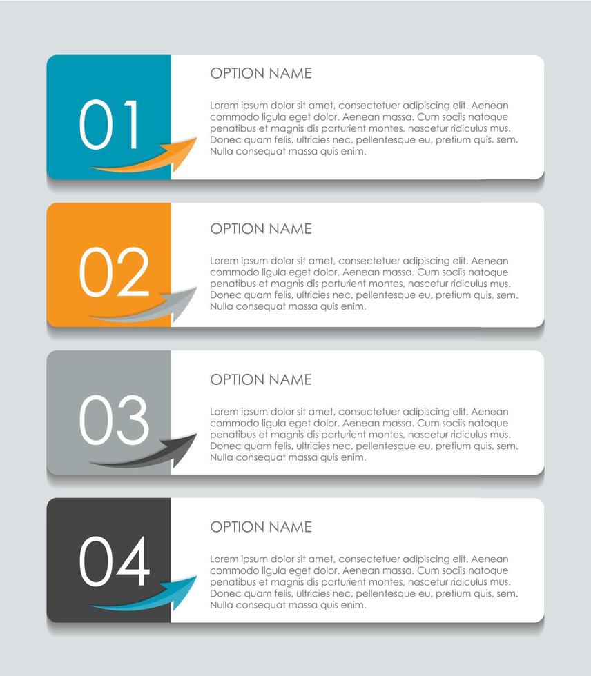 infographic sjablonen voor zakelijke vectorillustratie vector