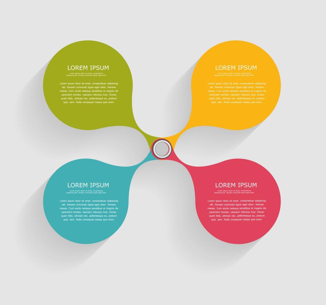 infographic sjablonen voor zakelijke vectorillustratie. vector