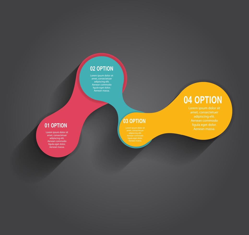 infographic sjablonen voor zakelijke vectorillustratie. vector