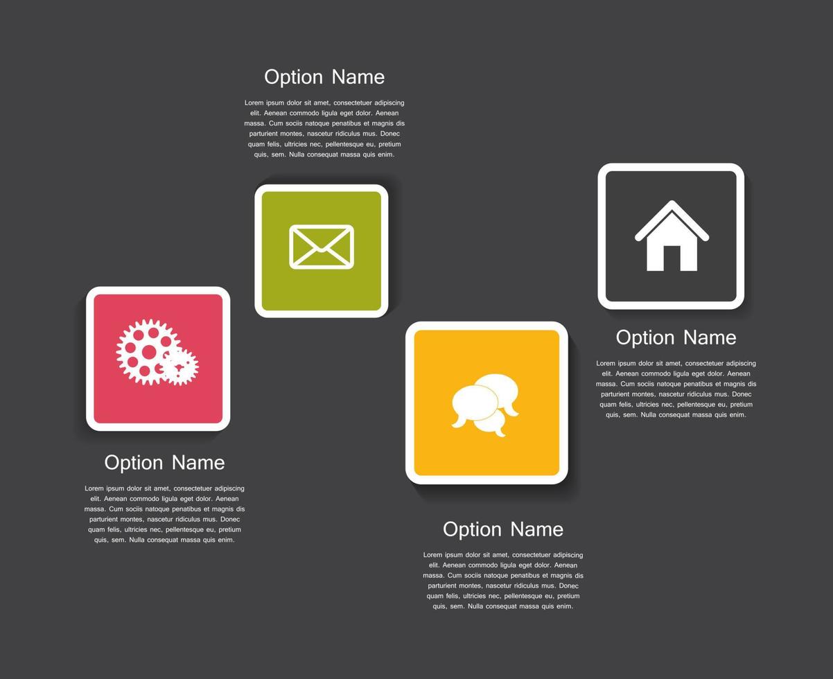 infographic sjablonen voor zakelijke vectorillustratie. vector