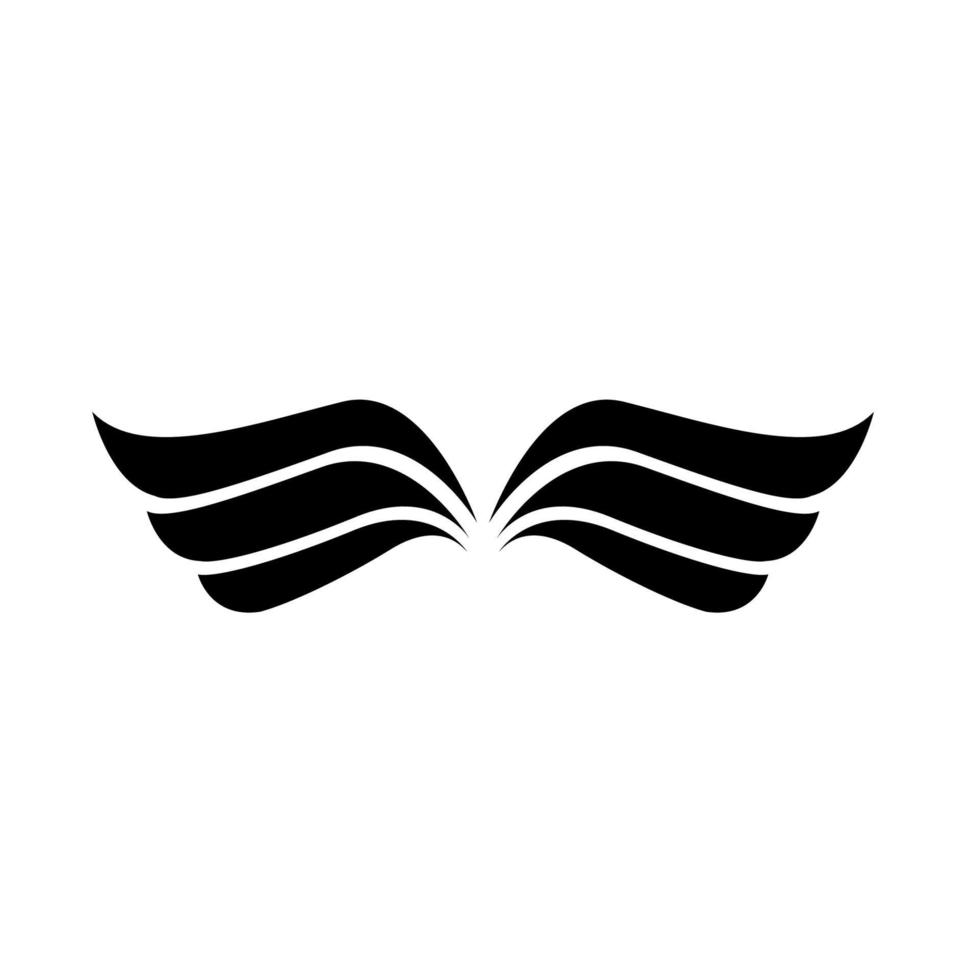 vleugel logo teken vector