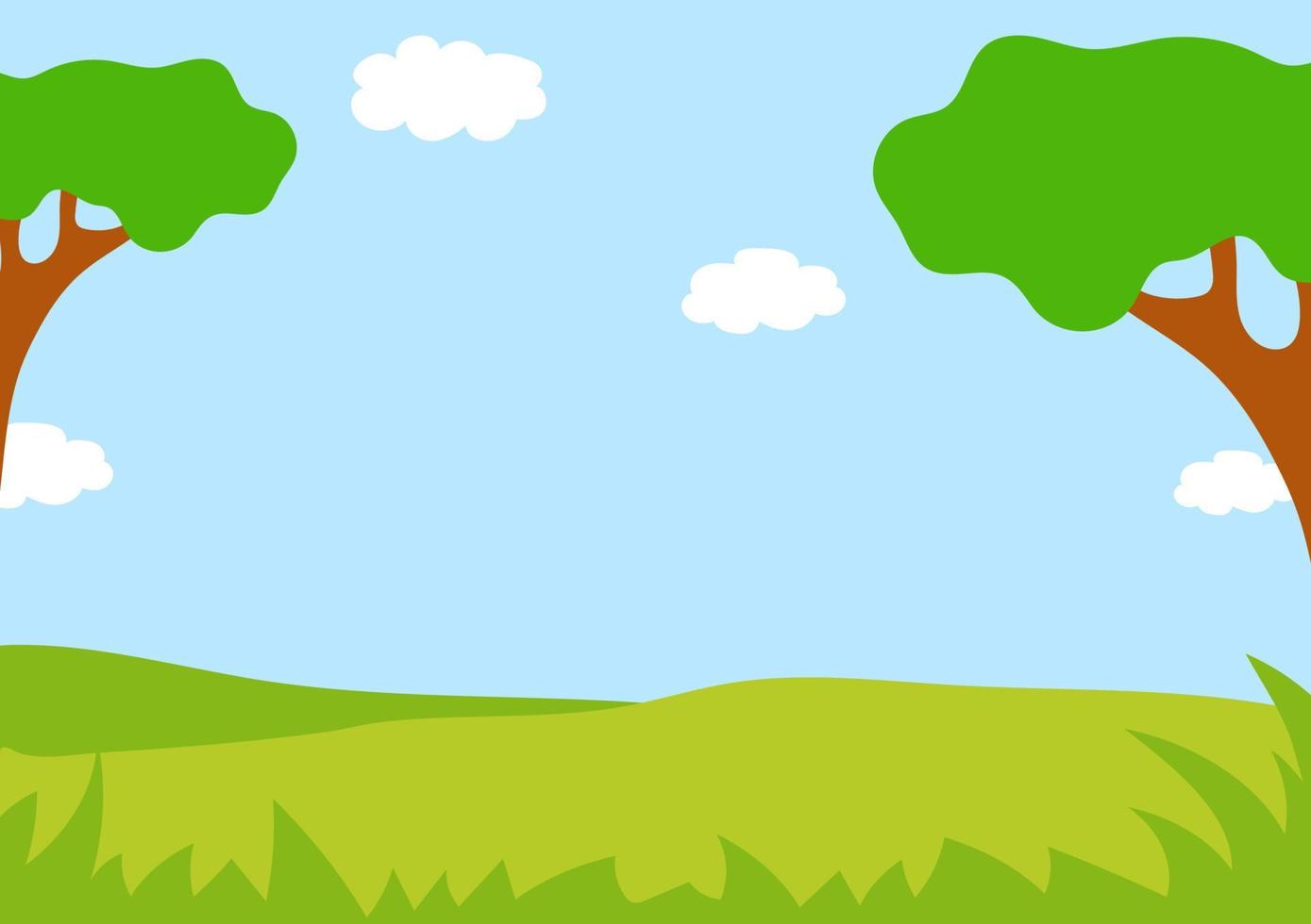 prachtig landschap. gekleurde achtergrond voor uw ontwerp. voor wallpapers, covers, ansichtkaarten, banners. vectorillustratie. vector