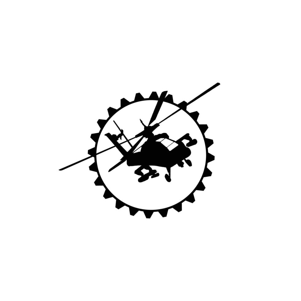 helikopter vlieger silhouet abstract merk picturale embleem logo symbool iconisch creatief modern minimaal bewerkbaar in vectorformaat vector