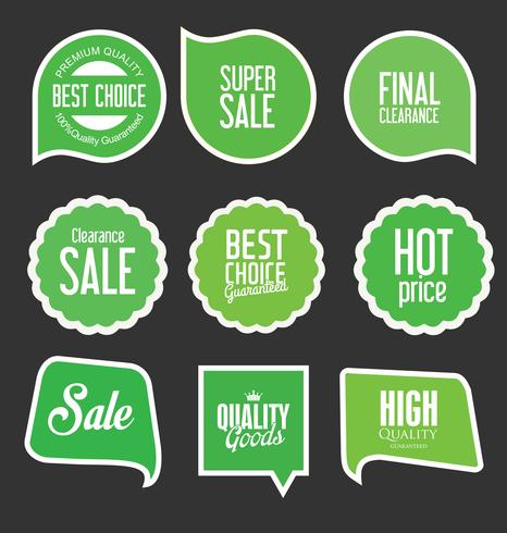 Moderne badges stickers en labels-collectie vector