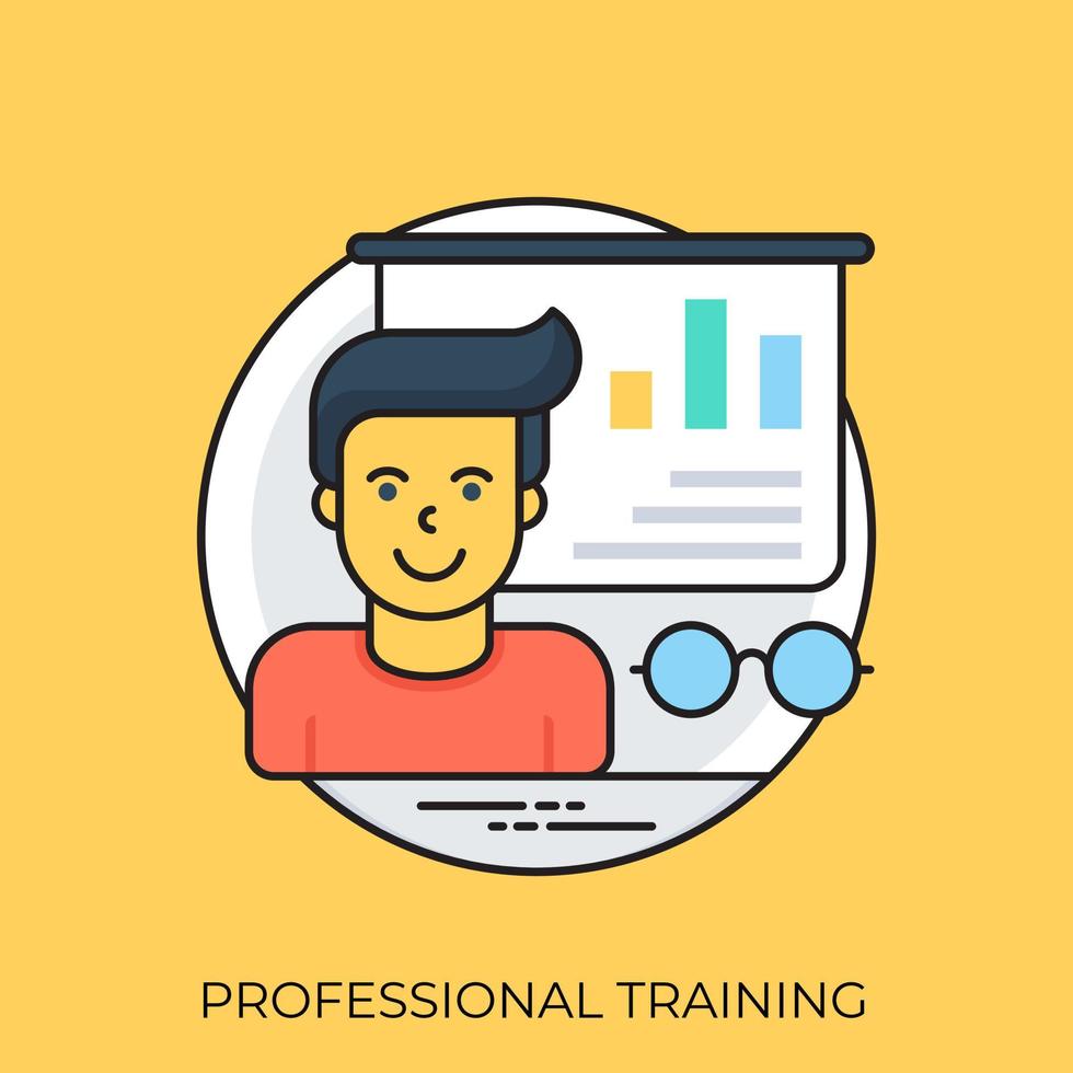 professionele trainingsconcepten vector