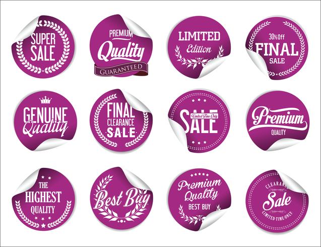 Moderne badges stickers en labels-collectie vector