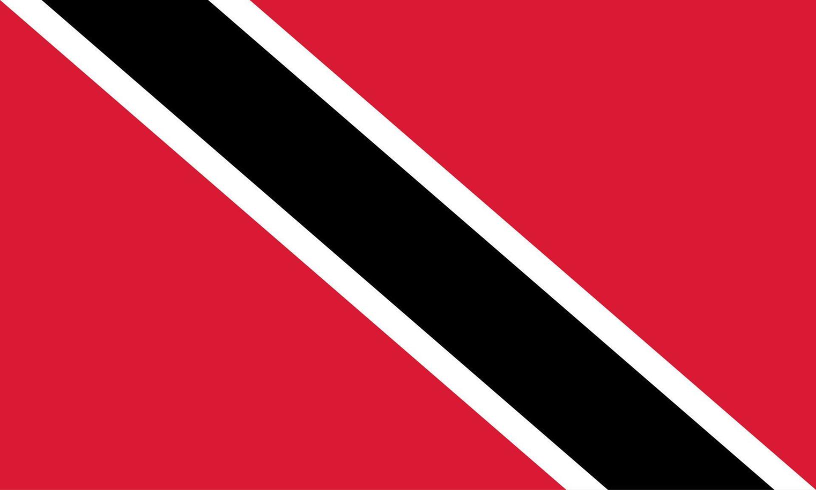 trinidad en tobago vlag vector