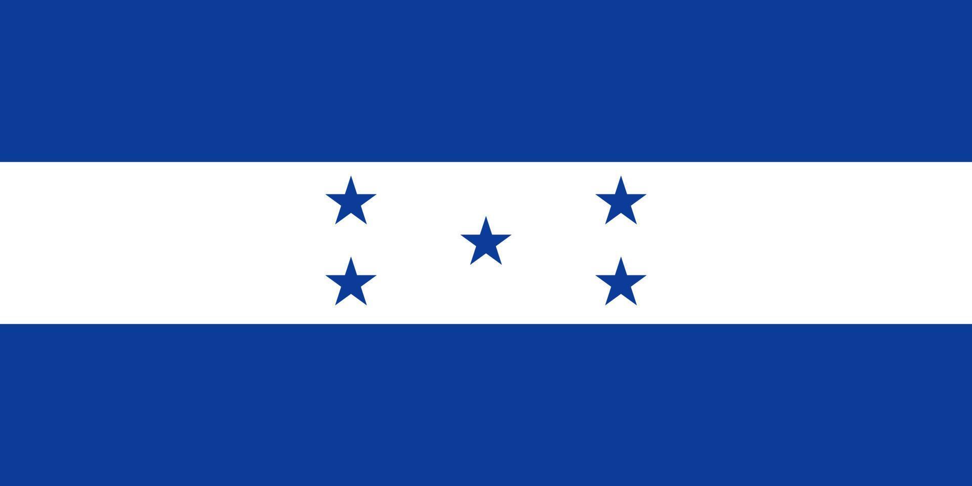 vlag van honduras vector