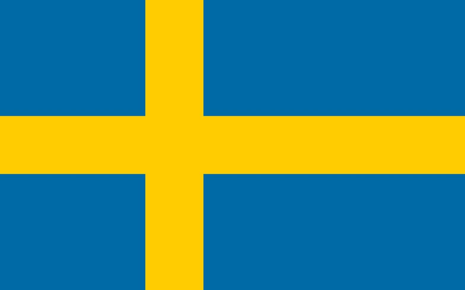 zweden vlag vector