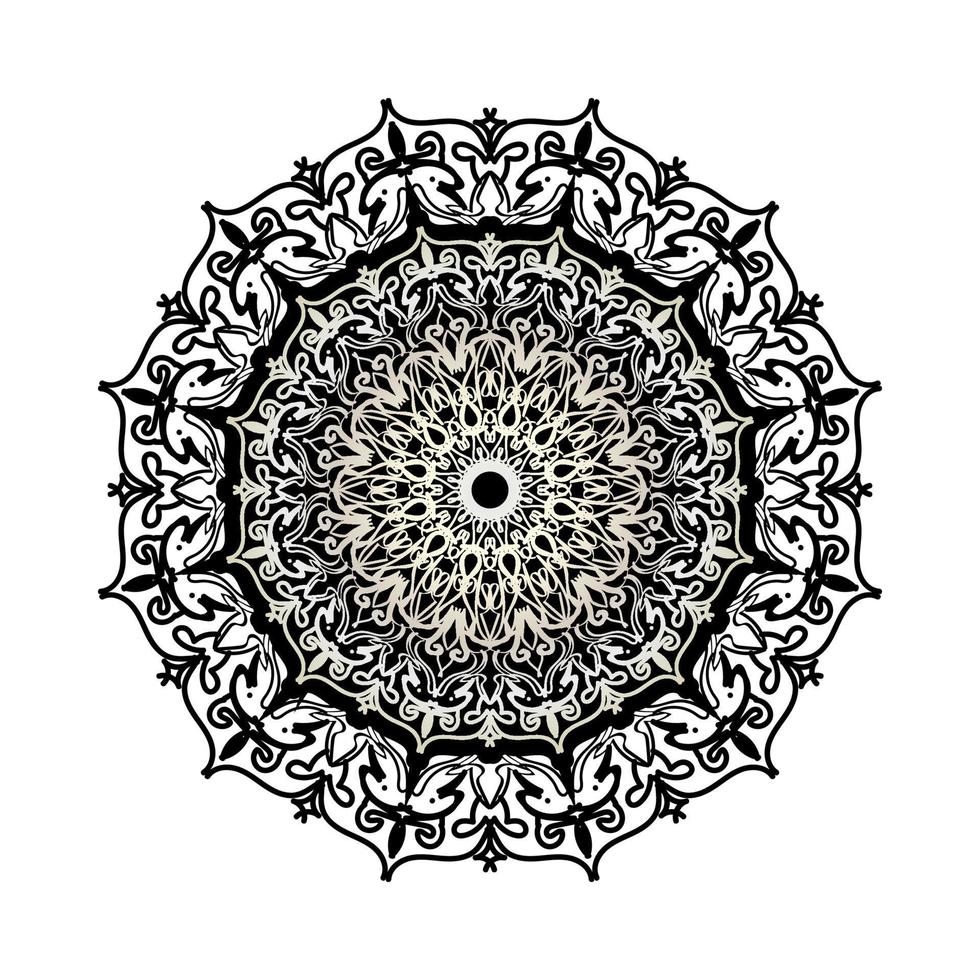 circulaire patroon mandala kunst decoratie-elementen vector