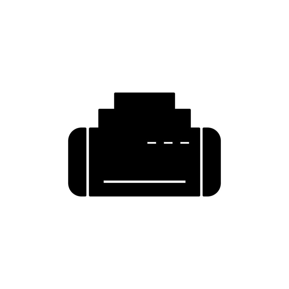 printer silhouet illustratie vector